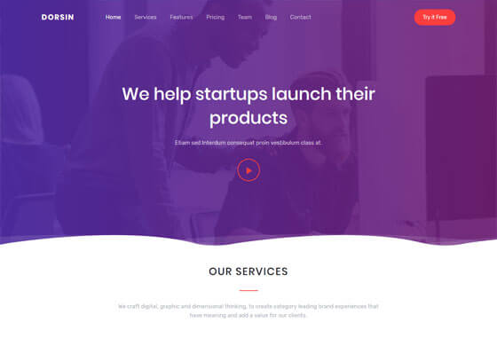 Dorsin - Bootstrap 5 Landing Page Template