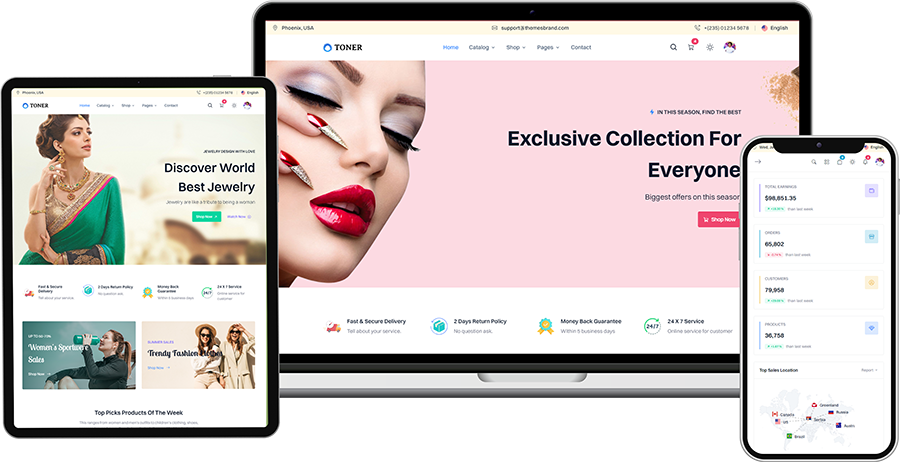 Documentation | Toner - Premium Fashion eCommerce + Admin Template